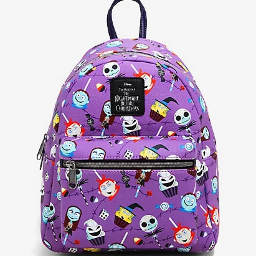 Loungefly Nightmare Before Christmas Candy Character Mini Backpack